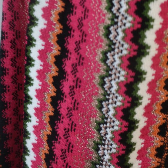 NWT Womens Missoni Multicolor Wool Blend Fringed Wrap Scarf Shawl OS - Picture 7 of 11